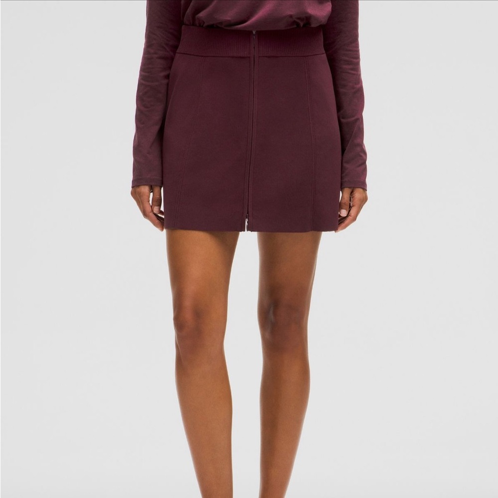lululemon athletica Burgundy Skirt